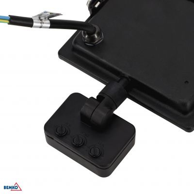 NAŚWIETLACZ LED SMD KASTEL 10W 4000K   800LM IP65 CZARNY CZ. PIR C64-S-LFK-010BL-4K BEMKO (S-C64-S-LFK-010BL-4K)
